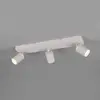 Trio Plafonnier lampe de salon lampe de plafond métal gris 3 flammes p...