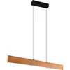 TRIO EDGEWOOD - Hanglamp - Houtkleurig - incl. 1x SMD 27 W - Sensor di...