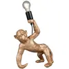 Lampe de table liseuse plastique doré E27 interrupteur cordon H 42cm