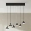 TRIO ROMEO - Hanglamp - Zwart mat - incl. 6x SMD 7 W - Plafondbevestig...