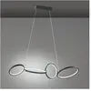 TRIO RONDO - Hanglamp - Zwart mat - incl. 1x SMD 37W