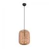 Trio lampe à suspension Runa 150 x 35 cm E27 acier/sisal 40W brun