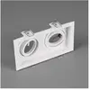 Trio Leuchten Kenai 651600231 Plafonnier en métal blanc mat avec 2 amp...