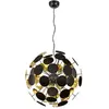 Trio Leuchten Suspension Discalgo 309900632 - Métal/plastique - Noir m...