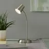 Trio Lighting Lampe À Poser Led Narcos, Aspect Nickel
