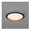 Trio Leuchten Plafonnier LED Umberto 680310132 en plastique noir mat a...