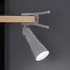 RL LIVE YOUR LIGHT REALITY MAXI - Tafellamp - Grijs - incl. 1x SMD 2 - Licht apart schakelbaar - Plafondbevestiging - Lichtbron niet vervangbaar - Niet dimbaar