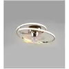 Trio Lighting - Plafonnier ventilateur led chromé ø50 cm avec télécomm...