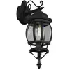 TRIO ELVO - Wandlamp - Zwart mat - excl. 1x E27 4W - Buitenverlichting...