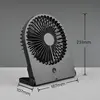 RL Ventilateur de table Reality Breezy R044-02, plastique noir mat, 2 Watt, à piles, USB-C, 3 niveaux
