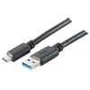 shiverpeaks BS77141-1.8 USB-kabel 1,8 m USB 3.2 Gen 1 (3.1 Gen 1) USB C USB A Zwart