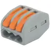 Wago, Connecteur pour câble, 3 bornier de connexion avec leviers