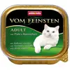 32x100g Adult dinde, lapin Animonda Vom Feinsten - Pâtée pour chat