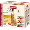 8x85g lot mixte à la volaille (3 variétés) Animonda Carny - Pâtée pour chat
