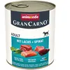 GranCarno Adult 6x800g - met zalm & spinazie