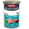 Animonda Nourriture humide Grancarno Adulte Saumon épinards 400 g