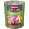 6x800g Adult Superfoods b uf, betteraves rouges, mûres, pissenlit Anim...