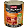 6x800g Adult boeuf, poulet Animonda GranCarno - Pâtée pour chien