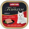 6x100g Adult Animonda vom Feinsten, boeuf & pommes de terre - Pâtée pour chat