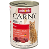6x400g Animonda Carny, pur boeuf - Pâtée pour chat