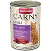 6x400g Animonda Carny, boeuf & agneau - Pâtée pour chat