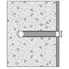 Hewi, Miroir, Visserie de fixation 801/805 Siège rabattable pour murs ...