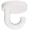 HEWI Crochet simple 477.90.015 sous t?te.50mm PA 99 blanc H.50mm D.50m...
