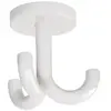 Crochet plafond - HEWI - 477.80.050 - Blanc pur - Modèle rotatif - Zinc