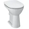 Laufen, Cuvette toilettes + bidet, WC au sol PRO chasse d'eau plate, 6...