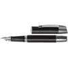Online Campus Colour Line Stylo plume d'encre, pour droitier, poignée ergonomique, cartouches d'encre standard, avec plume en iridium M, couleur noire, 1 pièce (1 pièce)