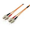 Equip 253335 FO Duplex Jumper SC/SC 9/125? 5,0m yellow, LSOH