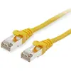 Câble réseau Equip 605563 RJ45 CAT 6 S/FTP 0.25 m jaune contacts dorés