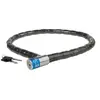 M-wave Antivol câble blindé pour vélo à clé - VTT - Adulte - Mixte - 100 cm x 2.4 cm - Câble vélo blindé tubulaire