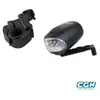Eclairage Velo Ss Pile Av M-Wave 3 Leds 3 Fcts Dynamo Manuelle