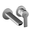 Hansa Ligna Inbouwmengkraan wastafelkraan chroom - Hansa Hansaligna af...