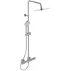 Colonne de douche thermostatique - CERATHERM T100 - Pomme de tête 20 c...