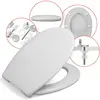 Hamberger Kery Toiletbril - Wit Polypropyleen, Soft-Close & Quick-Rele...