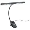 Pupitres K&M 12295 - LAMPE POUR PUPITRE  -NOIR - CABLE 3M - 2X6 LEDS