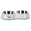 Gamelle double Karlie Rana pour chat - capacité : 2 x 200 mL
