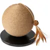 Boule à griffer en bois Karlie Baltiko pour chat - 30 cm de diamètre x...