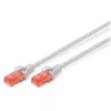 DIGITUS Cat6 UTP kabel 0.5 meter Grijs