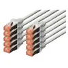 Digitus patchkabel kat. 6, s/ftp, 0,5 m, grau, 10er noir