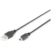 Digitus Câble USB Fiche mâle HDMI-A, USB-Mini-B mâle 3 m noir DB-300130-030-S