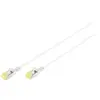 Câble de réseau DIGITUS CAT6A U-UTP (UTP) 1m - Gris