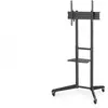 DIGITUS Chariot TV avec Support - pour téléviseur 37-70 Pouces - Charge admissible 50kg - VESA 100x100 à 600x400 - Gestion des câbles intégrée