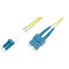 DIGITUS - Cordon de raccordement - mode unique LC/APC (M) pour mode un...