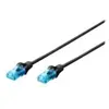 DIGITUS Professional cordon de raccordement - 1 m - noir