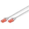 DIGITUS Professional cordon de raccordement - 10 m - gris