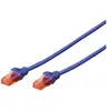 Cordon de raccordement RJ-45 (M) pour RJ-45 (M) 10 m UTP CAT 6 sans halogène - DIGITUS