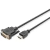 Câble vidéo HDMI - DVI DIGITUS - 2m - double blindage - noir